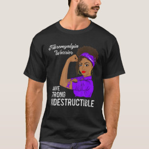 Camiseta Fibromialgia Guerreira Dor Crônica Indestrutível A