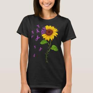 Camiseta Fibromialgia Roxa Conhecimento Mês Guerreiro