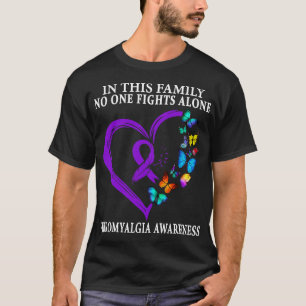 Camiseta Fibromialgia Sensibilização Guerreira Suporte Roxo