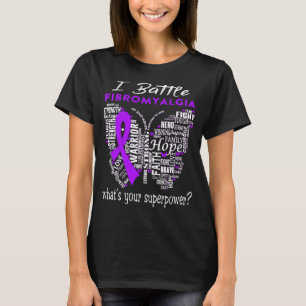 Camiseta Fibromialgia Sensibilização Mês Presentes de Fi