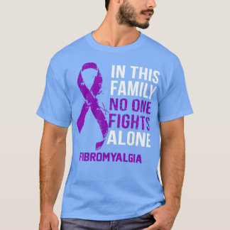Camiseta Fibromialgia Sensibilização Ninguém Luta Sozinho E