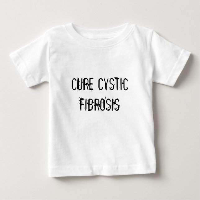Camiseta Fibrose cística da cura (Frente)