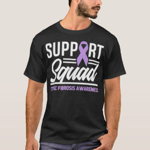 Camiseta Fibrose Cística Suporta Fibrose Cística Esquadriad