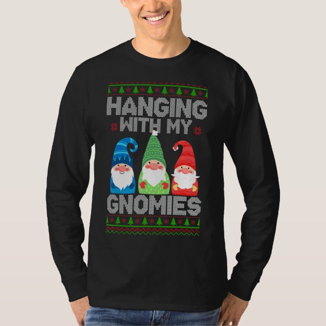 Camiseta Ficando Com Meus Gnomos (Frente)