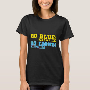 Camiseta Ficar Azul No Sábado Ir Liões No Domingo Fa De Fut
