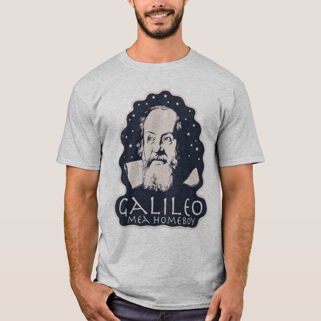 Camiseta Ficar em casa de Galileo Mea (Frente)