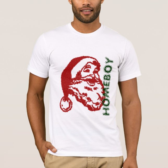 CAMISETA FICAR EM CASA DO PAPAI NOEL (Frente)