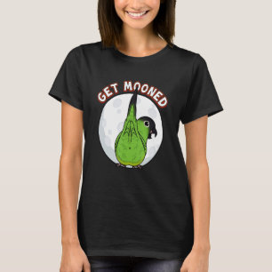 Camiseta Ficar Lunático I Papagaio Underfluffies I Conure-d