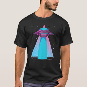 Camiseta Ficção científica de rapto de alienígenas Retro 90