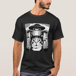 Camiseta Ficção Científica Engraçada, Meme de Gato Chocado 