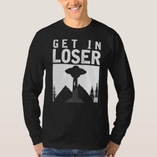 Camiseta Ficção Científica Ufo Rapto Aliado de Crenças Alie