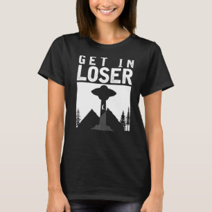 Camiseta Ficção Científica Ufo Rapto Aliado de Crenças Alie