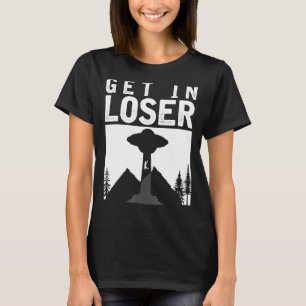 Camiseta Ficção Científica Ufo Rapto Aliado de Crenças Alie