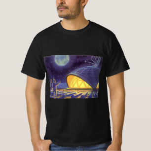 Camiseta Ficção Científica Vintage Alienígenas no Planeta A