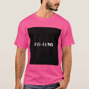 Camiseta Ficção (Texto Branco)