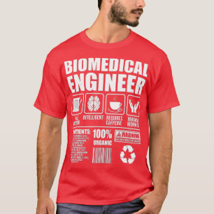 Camiseta Ficha Médica Biomédica de Engenheiro Biomed Trabal