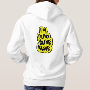 Camiseta Fico feliz que esteja viva