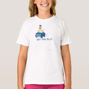 Camiseta Ficou Muito Bobo – Design de Desenho Animado de Pa