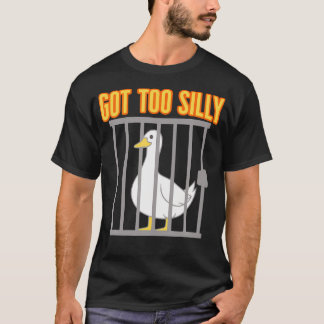 Camiseta Ficou Muito Bobo Ganso Engraçado Piada Humor Bobo