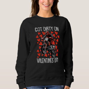 Camiseta Ficou Suja No Dia das Valetinas, Motocross Dirt Bi