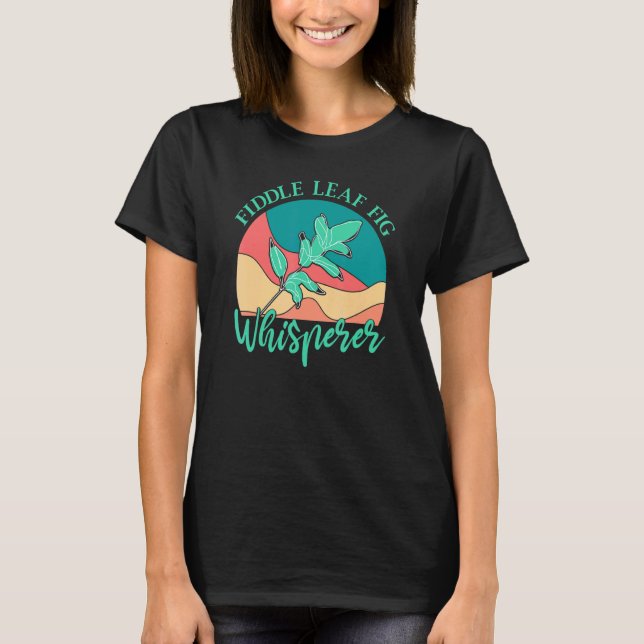 Camiseta Fiddle Leaf Fig Ficus Lyrata Care Tree Soja (Frente)