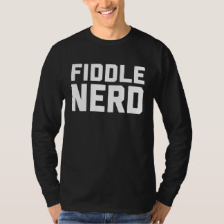 Camiseta Fiddle Nerd  Music  For Music Class