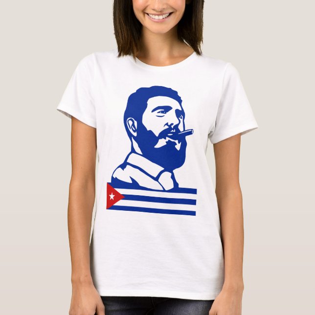Camiseta Fidel Castro, Presidente, Revolução, Cuba, Havana (Frente)