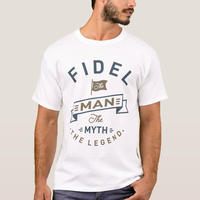 Camiseta Fidel The Man (Frente)