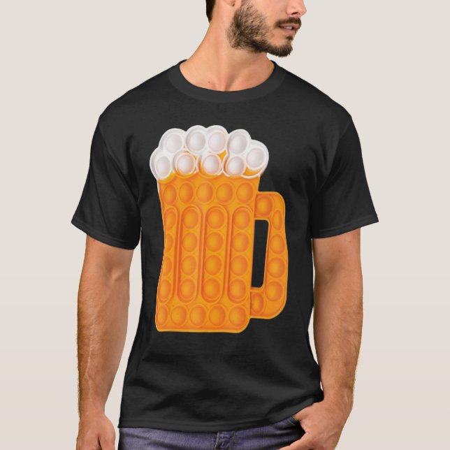 Camiseta Fidget Game Fidget Beer Quinta-Feira Para Pais (Frente)