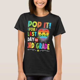 Camiseta Fidget Pop It Para O Último Dia Do 3º Ano Goodbye 