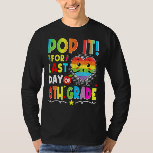 Camiseta Fidget Pop It Para O Último Dia Do 6 Grau Goodbye
