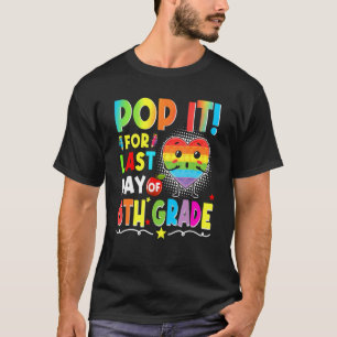 Camiseta Fidget Pop It Para O Último Dia Do 6 Grau Goodbye
