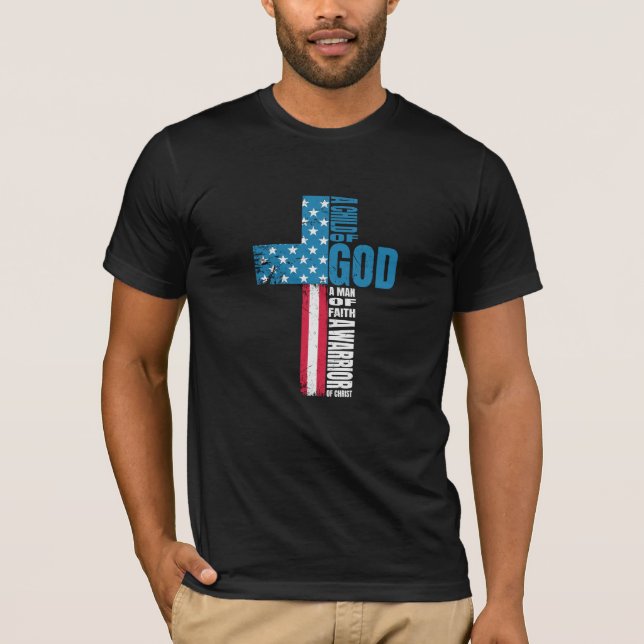 Camiseta Fiel E Sem Medo: Guerreiro De Deus (Frente)