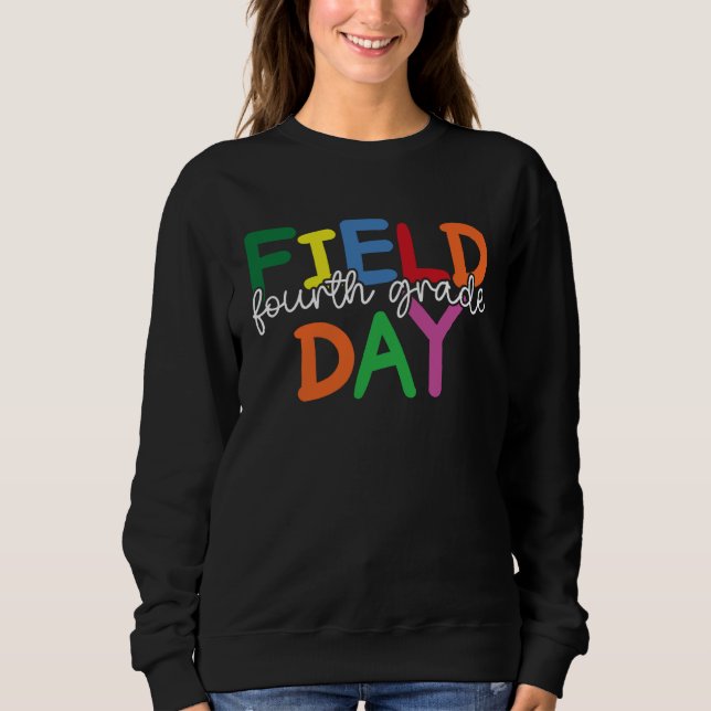 Camiseta Field Day 2023 Fourth Grade School Teacher Kids 4t (Frente)