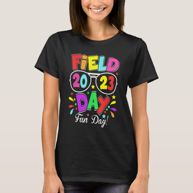 Camiseta Field Day Fun Day 2023 Last Day of School (Frente)