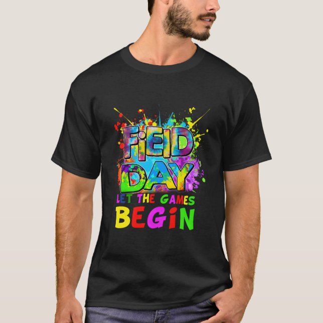 Camiseta Field Day Time Teachers 2023 Games Begin (Frente)
