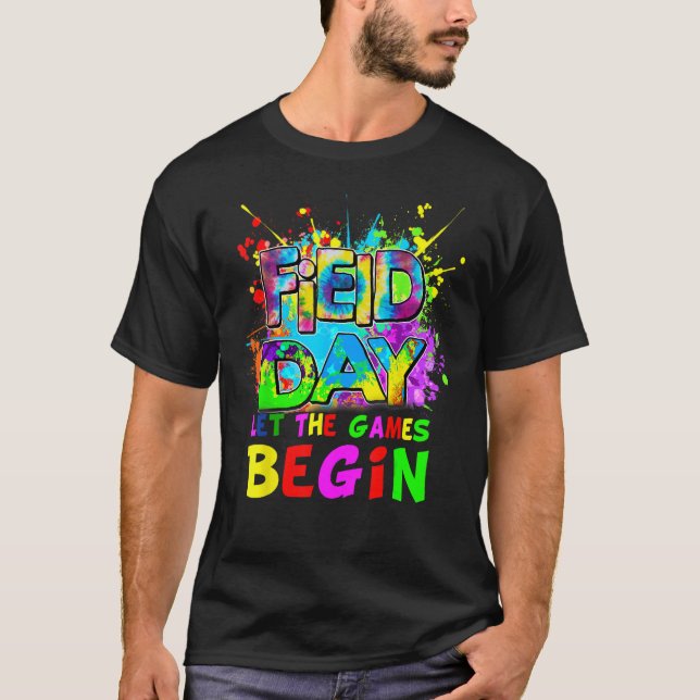 Camiseta Field Day Time Teachers 2023 Games Begin Kids Girl (Frente)