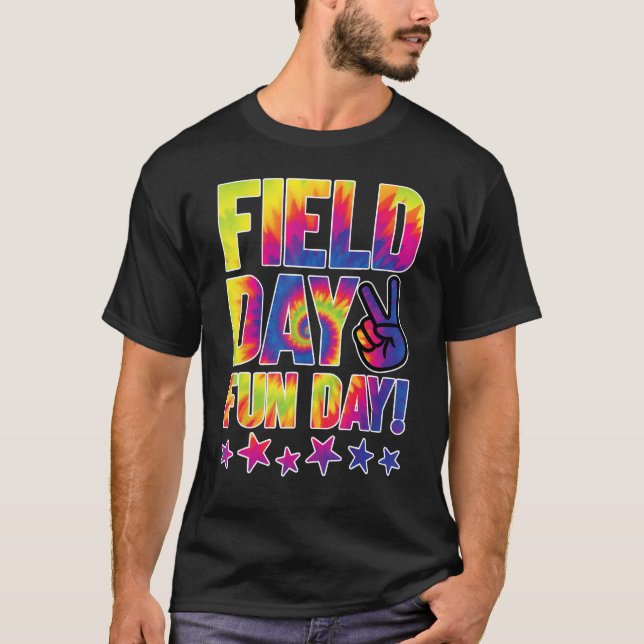 Camiseta Field Fun Day Squad School Trip Vibes Boys Girls T (Frente)