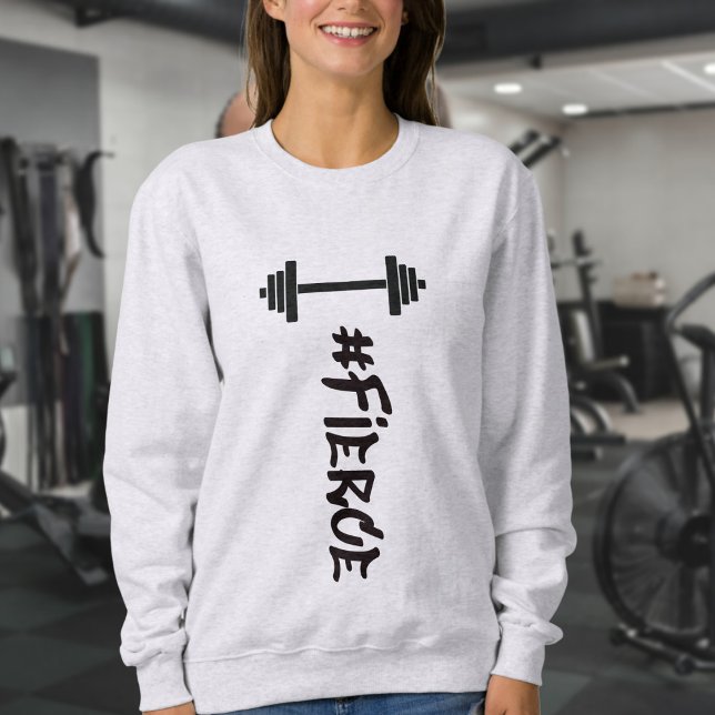 Camiseta #Fierce Barbell (Criador carregado)