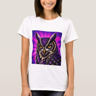 Camiseta Fierce Owl Vintage Vida Selvagem