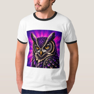 Camiseta Fierce Owl Vintage Vida Selvagem