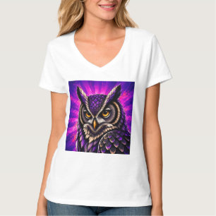 Camiseta Fierce Owl Vintage Vida Selvagem