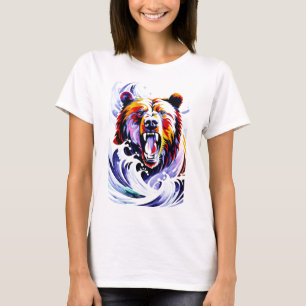 Camiseta Fierce Roaring Bear