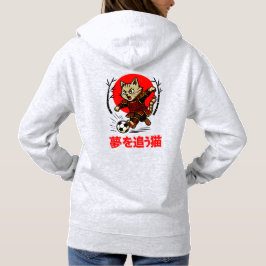 Camiseta Fierce Samurai Cat Gift for Anime Fans & Soccer