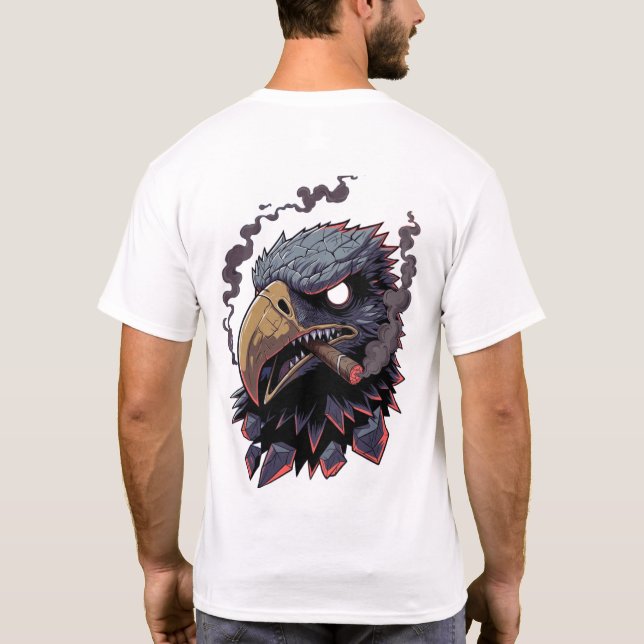 Camiseta Fierce Stone Eagle Mascot (Verso)