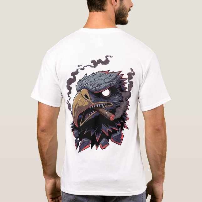 Camiseta Fierce Stone Eagle Mascot (Verso)