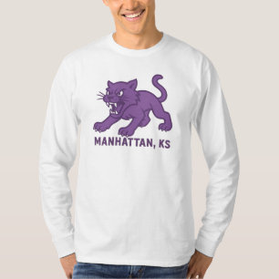 Camiseta Fierce Wildcat Spirit   Manhattan Kansas Pride