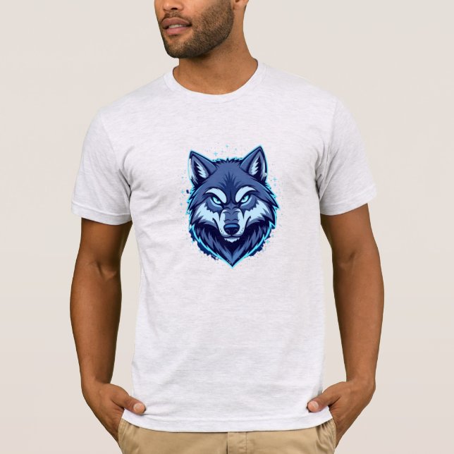 Camiseta Fierce Wolf – Symbol of Strength and Freedom (Frente)