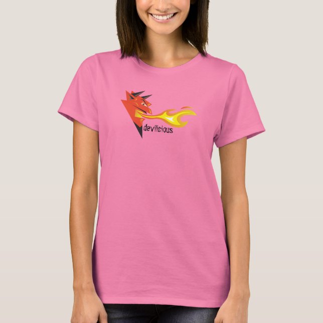Camiseta Fiery Devil's Head_devilicious (Frente)