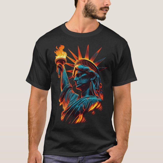 Camiseta Fiery Liberty (Frente)